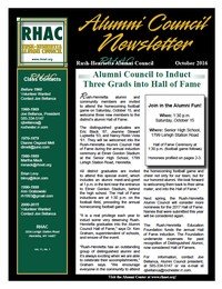 The newest Alumni Council newsletter is available to the left in PDF format. The newest Alumni Council newsletter is available to the left in PDF format.